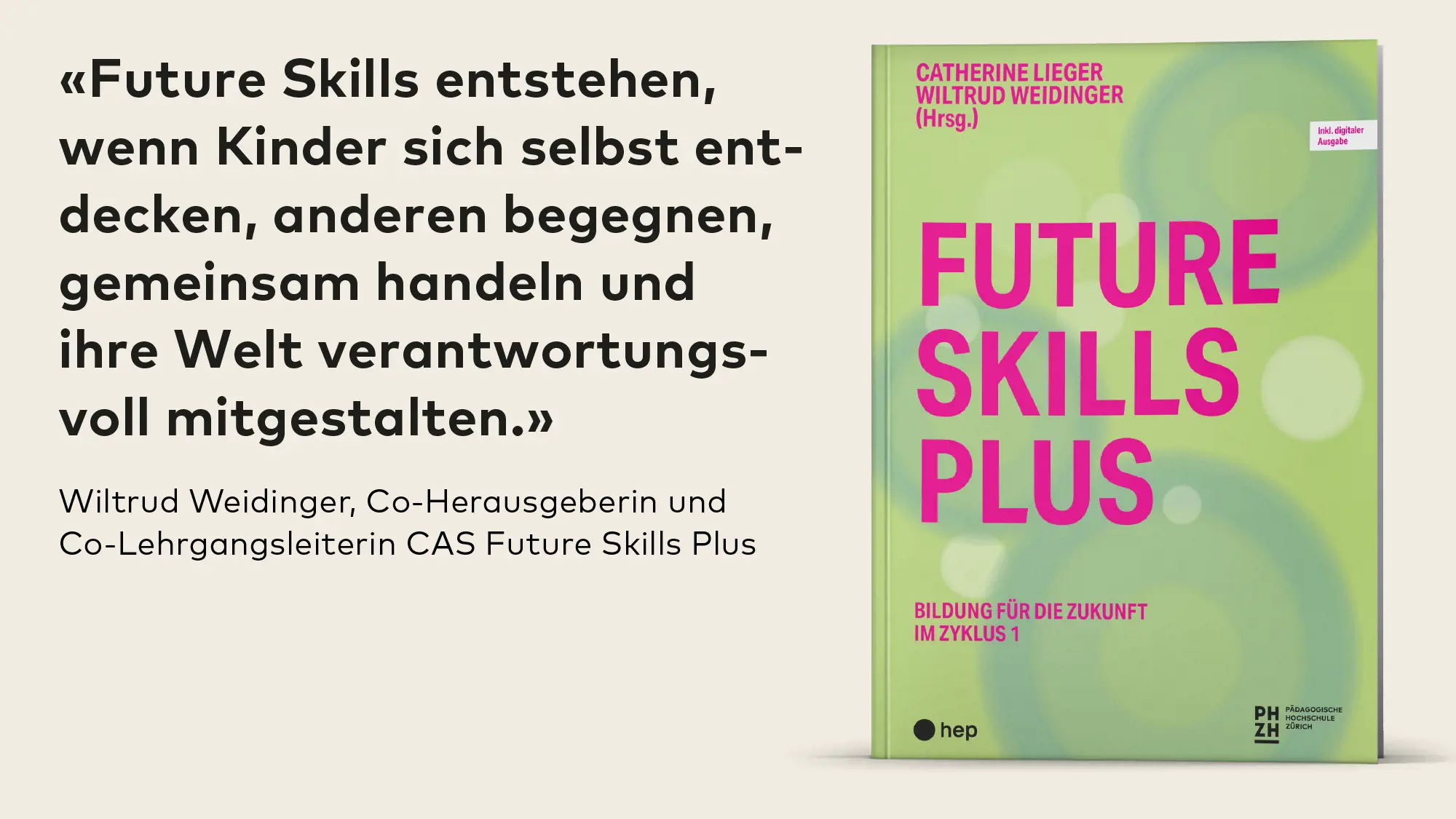 Das Handbuch «Future Skills Plus» geht auf Zukunftskompetenzen ein, die Kinder im Alter zwischen 4 bis 8 Jahren vermittelt bekommen sollten