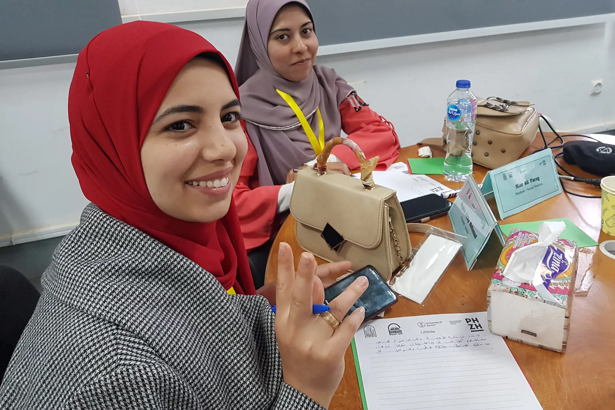 Students of ASYUT University in Egypt.