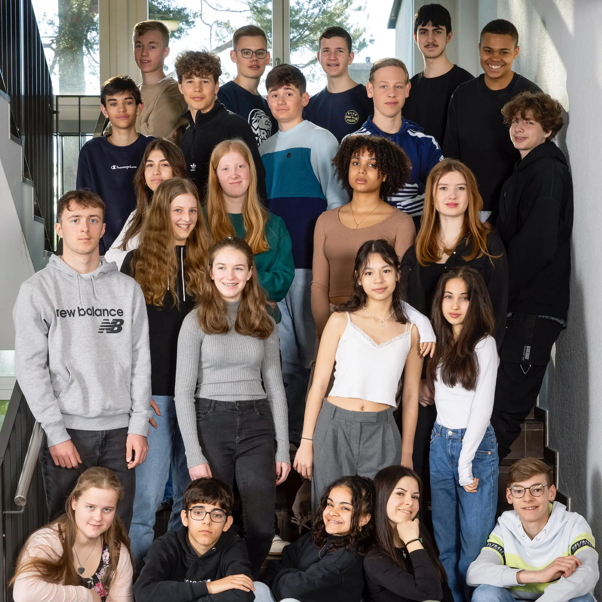 Schülerinnen und Schüler der 3. Sek der Schule Pfaffberg.