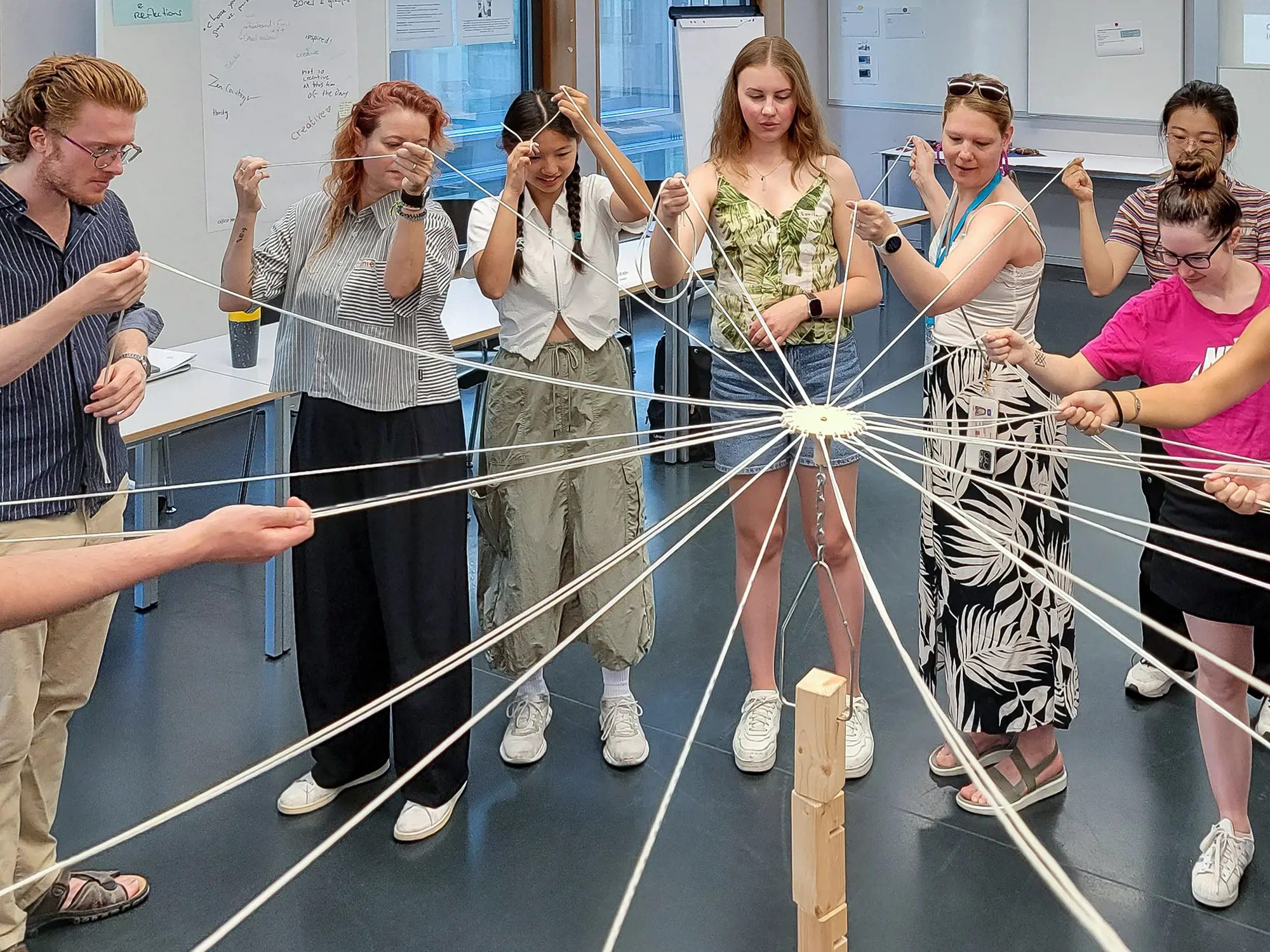 A group of Summer School participants in the module "Gamification in Education"