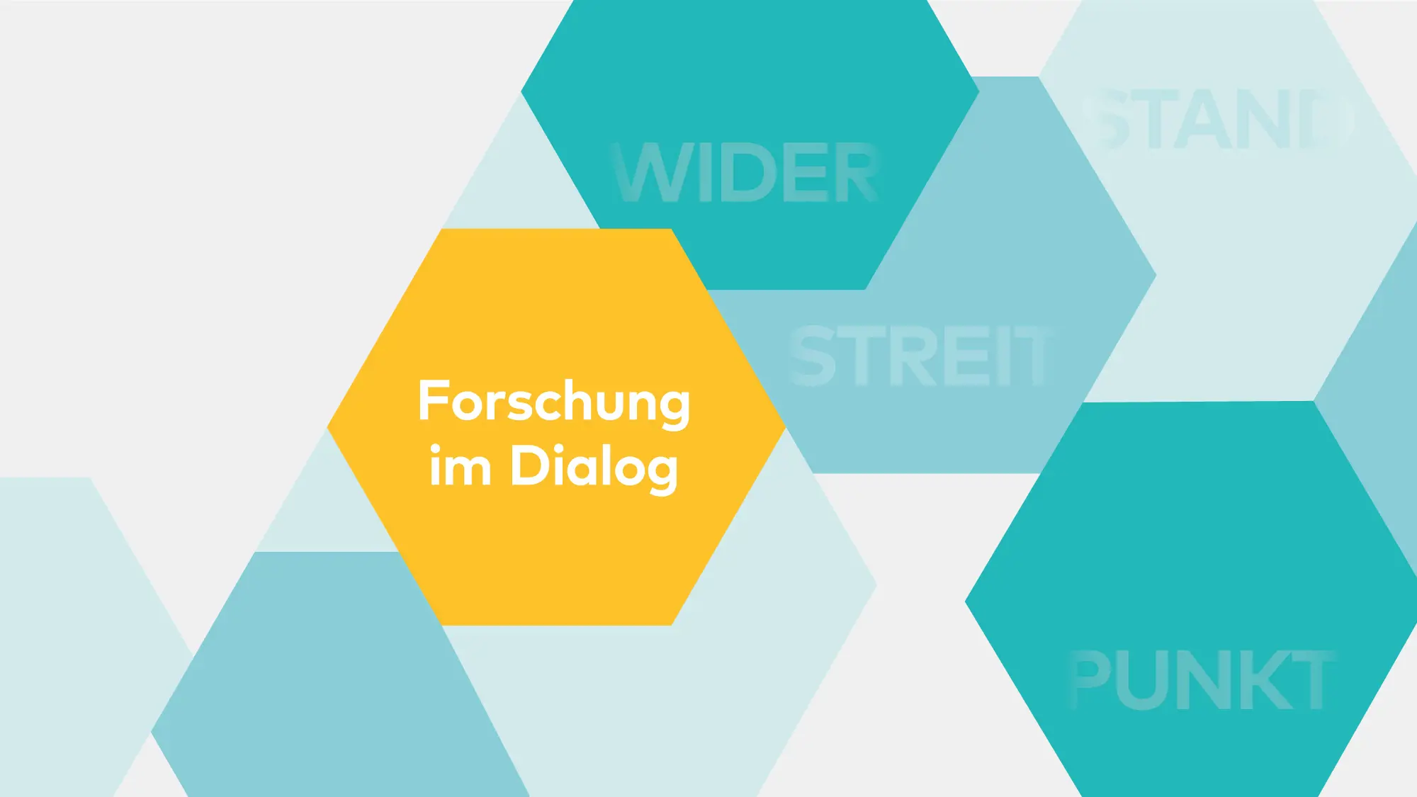 Visual of the event series Research in dialogue
