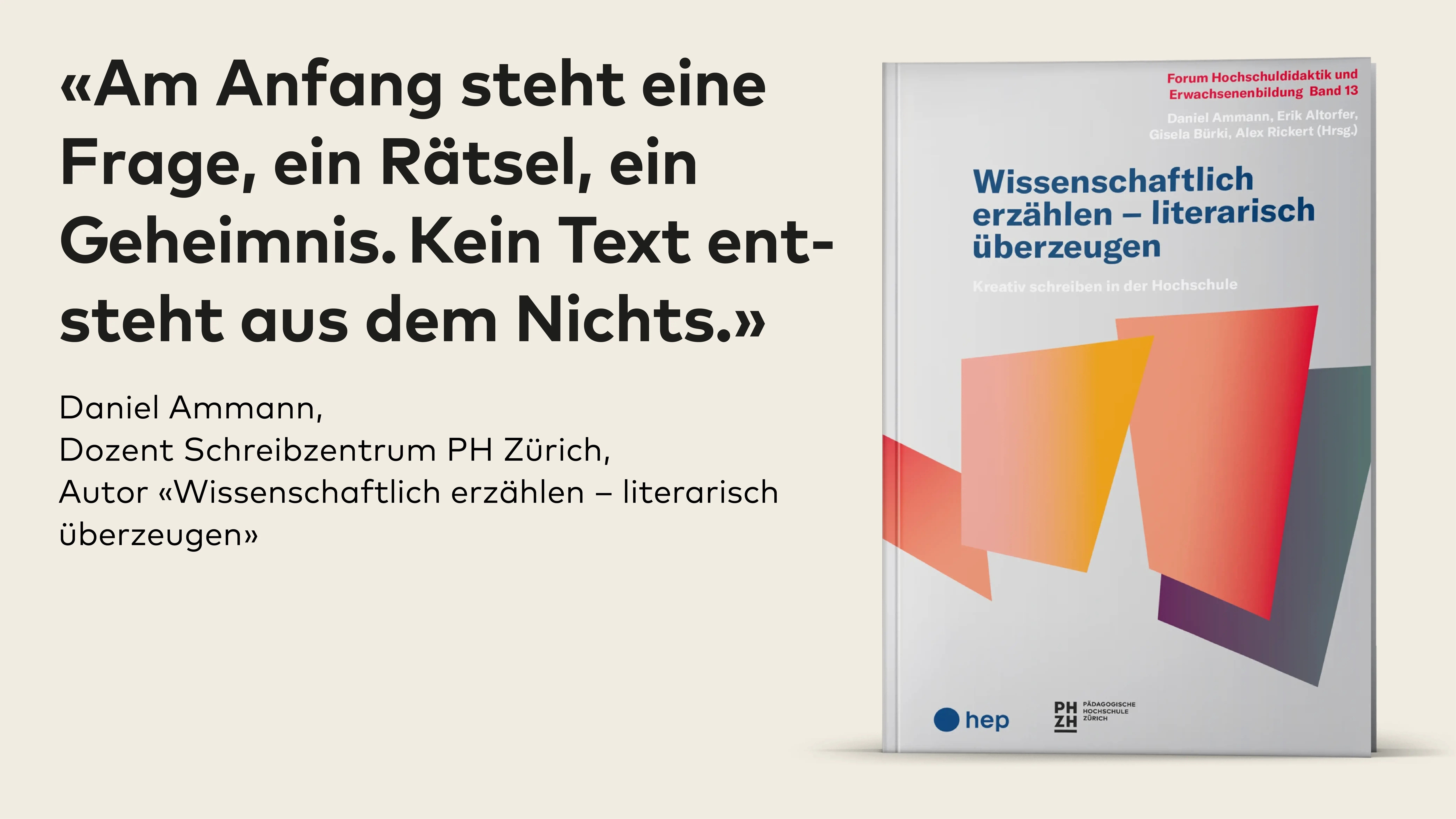 Wissenschaftlich erzählen – literarisch überzeugen