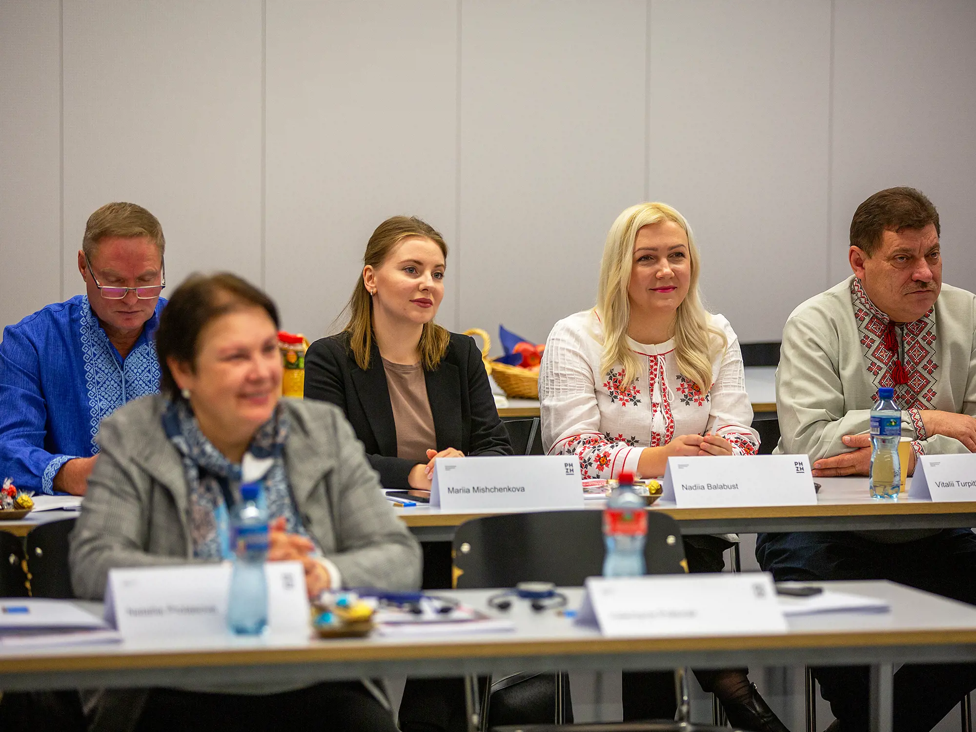 Members of the Ukrainian delegation at the PH Zurich.